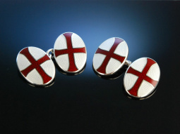 Finest Cufflinks! Manschettenkn&ouml;pfe Silber English...