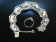 Trachten Set Armband und Ring Silber Granat Tegernsee um 1930