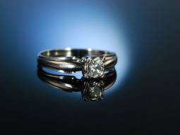 Want to marry you! Solit&auml;r Ring Gold 585 Brillant Verlobungsring 0,4 Carat