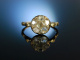 Seltener Glanz des Rokoko! Historischer Diamant Ring um 1770 Gold 20 Kt 