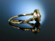 Seltener Glanz des Rokoko! Historischer Diamant Ring um 1770 Gold 20 Kt 