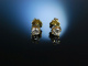 Glanz für Ihr Ohr! Feine Ohrringe Gold 750 Brillant Solitäre 0,4 ct