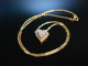 Diamond Heart! Wundervolles Herz Collier Brillanten 1,9 ct Gold 750