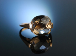 Twinkling Brown! Ring Silber 925 ros&eacute;vergoldet...