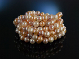 Charleston Style! Fantastische lange Zucht Perlenkette...