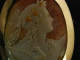 Museal! Groe Kamee Frankreich um 1820 Gold 750 Eos die Morgenrte