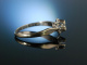 Marry Me! Verlobungsring Solit&auml;r Diamant Ring Wei&szlig;gold 585 Brillant 0,3 ct