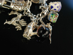 Funny Charms! Bettelarmband Sterling Silber London um...