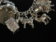 Witty Charms! Bettelarmband Sterling Silber London um 1970 Charmbracelet