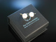 White Pearls! Ohrringe Gold 585 feine Zuchtperlen