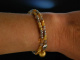 Greyish Yellow! Fancy Armband Citrin Grauquarz Zuchtperlen Silber 925 vergoldet