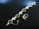 Sixties! Stylishes Armband und Ring Silber 925 Jade Hamburg um 1960