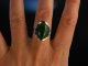 Sixties! Stylishes Armband und Ring Silber 925 Jade Hamburg um 1960