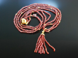 Indian Tassel! Lange Kette mit abnehmbarer Quaste...