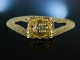 Mnchner Biedermeier! Historische Kropf Kette Silber vergoldet Schaumgold 6reihig um 1840