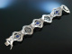 Coole Sixties! Schickes Armband Theo Klotz Pforzheim um 1960 Silber 925 Sodalith