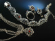 Zur Tracht! Sch&ouml;nes Schmuck Set Silber 835 Koralle Tegernsee um 1950