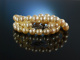 Schöne Perlen! Kette Akoya Zuchtperlen Schließe Weiß Gold 585