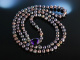 Shiny Pearls! Lange Zuchtperlenkette mit großer Zierschließe Silber 925 Amethyst
