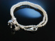 König Mops! Armband mit Mops Anhänger Silber 925 feine Zucht Perlen