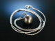 Classy Pearl and Diamond! Groer Tahiti Zucht Perlen Anhnger  mit Brillant und Kette Gold 750