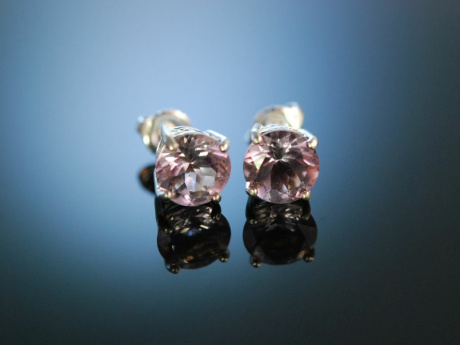 Zartes Violettt! Ohrringe Pink Amethyst Silber 925