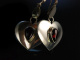Heart Beat! Ohrringe und Anhänger mit Kette Herz Silber 925 Granate