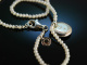 Bavarian veal sausage breakfast! Bracelet 2 rows cultured pearls silver 925 coloured enamel