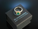 Finest Emerald! Klassischer Ring Gold 750 Brillanten Smaragd