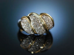 Feines Funkeln! Edler Ring Gold 585 1,5 Carat Brillanten sehr gute Qualit&auml;t