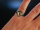 Trachten Herz! Armband und Ring Granat Silber 835 vergoldet