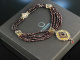 Wundervolle Tracht! Edles Collier Granate Silber 835 vergoldet
