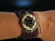 Wundervolle Tracht! Edles Armband und Ring Granate Silber 835 vergoldet