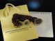 Wundervolle Tracht! Edles Armband und Ring Granate Silber 835 vergoldet