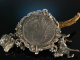 Vom Feinsten! Trachten Rockstecker Silber Stier Sau Patrona Bavariae M&uuml;nchen um 1900