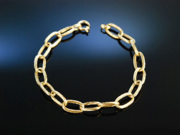 Heavy Gold Bracelet! Massives Glieder Armband 17,8 Gramm Gold 750