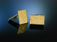 Classy Cufflinks! Massive Manschetten Kn&ouml;pfe 17,7 Gramm Gold 750 Hamburg um 1960