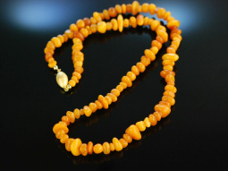 Butterscotch Bernstein! 45 Gramm Baltic Amber Kette...