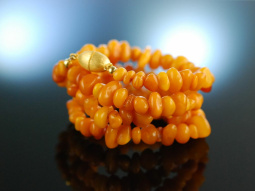 Butterscotch Bernstein! 45 Gramm Baltic Amber Kette Silber 925 vergoldet