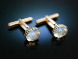 Moonstone Gold Cufflinks! Hochwertige...