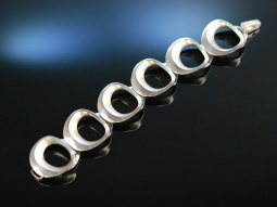 Vintage Sixties Silver Bracelet! Tolles Armband Silber...