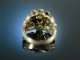 Trachtenschmuck zur Wiesn! Ring Silber 835 Granat um 1950