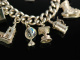 Birmingham um 1977! Bettelarmband Silber 925 Charm Bracelet