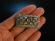 Antike Brosche zur Tracht! Silber goldverb&ouml;det Diamanten um 1900 Antique Brooch