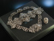 Neogotische Sch&ouml;nheit! Rares Trachten Schmuck Set &Ouml;sterreich um 1850 Kette Armband Ring Silber 835