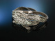 Vintage um 1955! Massive Statement Kette und Armband Silber 835