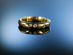 Say yes! Engagement Freundschafts Verlobungs Diamant Ring Gold 750 Brillanten