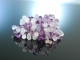 Funkelnde Facetten! Chalzedon Tropfen Kette mit Amethyst Silber 925