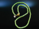Feines Grn! Wundervolle Peridot Kette Silber 925 vergoldet