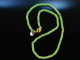 Feines Grn! Wundervolle Peridot Kette Silber 925 vergoldet